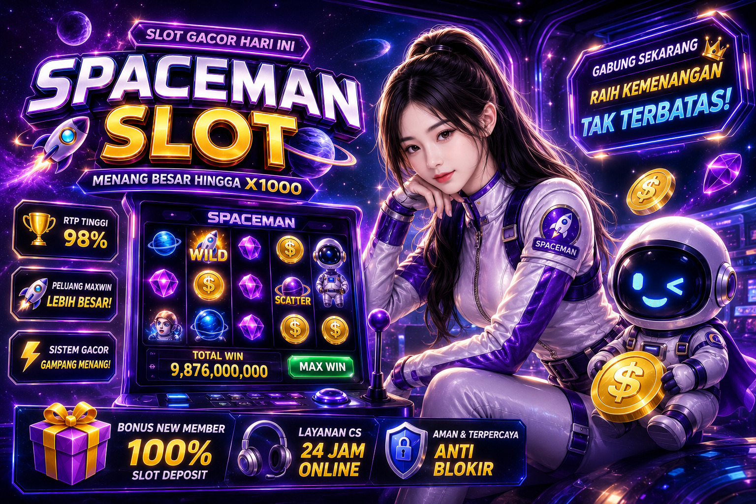 Spaceman Slot: Rahasia Terbang Menuju Maxwin dengan Cara yang Lebih Cerdas